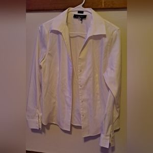 White button dress shirt